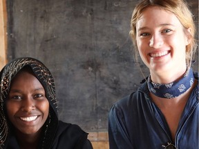 Mackenzie Davis, pictured at right, is the new ambassador of One Girl Can.