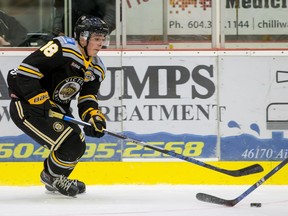 Alex Newhook of the Victoria Grizzlies will be one of the key players in his team's BCHL semifinal series against the Prince George Spruce Kings, which opens Friday in Prince George.