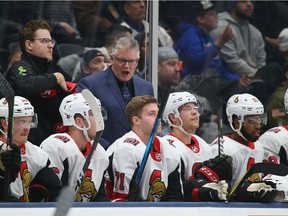 Former Vancouver Canucks' coach Marc Crawford will be behind the Ottawa Senators' bench Wednesday when they face the Canucks at Rogers Arena.