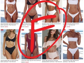 The Better Business Bureau serving Mainland B.C. is warning consumers about Bikinishe, an online swimwear retailer with a purported address in Vancouver.