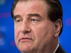 Vancouver Canucks general manager Jim Benning is looking toward the future as an exciting young prospect joins the team. Vancouver Canucks General Manager Jim Benning responds to questions during a news conference ahead of the NHL hockey team's training camp, in Vancouver, on Thursday September 13, 2018.