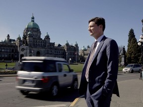 B.C. Attorney-General David Eby. Starting this week, people who suffer 'minor injuries' in car crashes face a $5,500 limit on court awards.