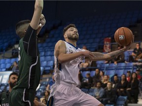 The UBC Thunderbirds faced the University of Fraser Valley Cascades during U Sports Canada West basketball playoffs at UBC in Vancouver on Feb. 14.