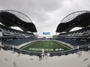 Investors Group Field, home of the CFL's Winnipeg Blue Bombers.