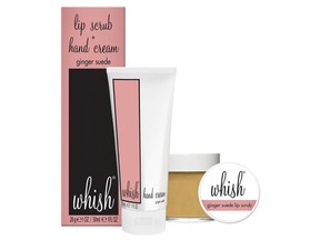 Whish Lip Scrub + Hand Cream Duo.