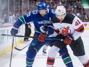 Alex Edler demonstrated leadership on and off the ice for the Canucks this season, and has earned the team's nomination for the King Clancy Memorial Trophy.