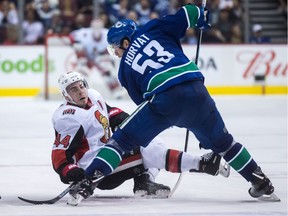 Bo Horvat leads the NHL in total face-offs and sports a 53.6 per cent efficiency.