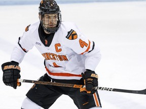 Princeton Tigers captain Josh Teves has signed a one-year entry level contract with the Vancouver Canucks.