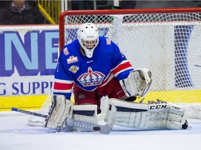 Logan Neaton of the Prince George Spruce Kings supplied his BCHL team with championship-calibre netminding during the playoffs.