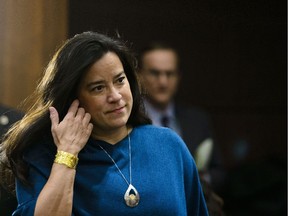 Jody Wilson-Raybould appears at the House of Commons Justice Committee on Parliament Hill in Ottawa on Wednesday, Feb. 27, 2019.