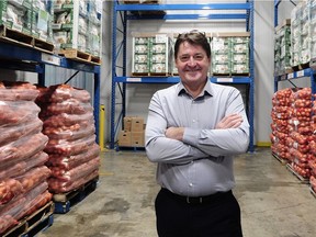 David Long in the Greater Vancouver Food Bank's warehouse in Strathcona. The agency will relocate to Burnaby this summer and double its capacity.