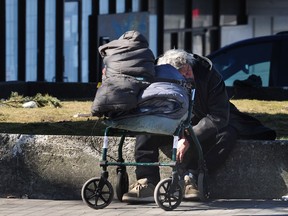 Street scenes in Surrey as Shane Simpson, Minister of Social Development and Poverty Reduction, releases B.C.'s first poverty reduction strategy.