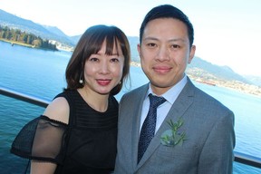 Thanks to his command of Mandarin and Cantonese, Eric Chan went from top selling Scion salesman in B.C. to top Maserati salesperson in the province. Chan escorted his wife Cassandra to the awards reception. Photo by Fred Lee.