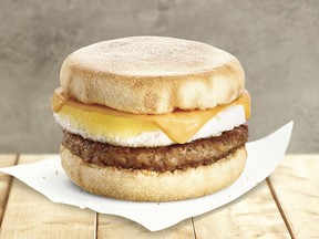 A&W's Beyond Meat Sausage & Egger features a plant-based sausage patty.