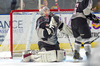 Giants goalie David Tendeck makes a save.