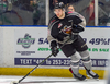 Giants forward Dawson Holt carries the puck during the 6-4 win on Tuesday in Seattle.