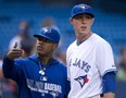 Blue Jays pitchers Marcus Stroman and Aaron Sanchez. THE CANADIAN PRESS FILE