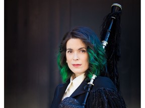 Cristina Pato, famous Galician gaita player, composer and bandleader.