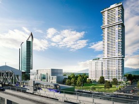 One Central is a project from the Aoyuan Property Group in Surrey. [PNG Merlin Archive]