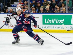 NHL Entry Draft prospect Dylan Cozens.