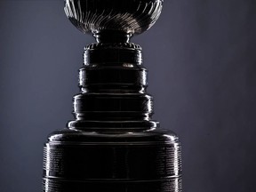 What all the fuss is about: The Stanley Cup.