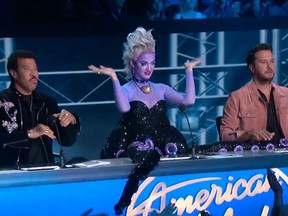 American Idol judges, from left, Lionel Richie, Katy Perry and Luke Bryan.