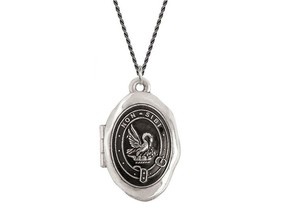 ‘Selflessness’ silver locket, USD$425 at Pyrrha, pyrrha.com.