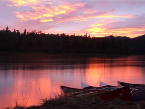 The stunning sunset enjoyed by campers at Fireside Adventures overnight summer camp.