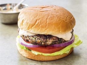 A Black Bean Burger.