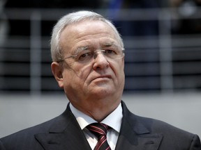 In this Jan. 19, 2017 file photo Martin Winterkorn, former CEO of the German car manufacturer Volkswagen, arrives for a questioning at an investigation committee of the German federal parliament in Berlin, Germany.