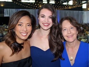 News anchor Sophie Lui, UBC behavioral researcher Danika Quesnel and Looking Glass Foundation executive director Susan Climie help raise awareness funds to help those living with eating disorders. Photo courtesy of Fred Lee.