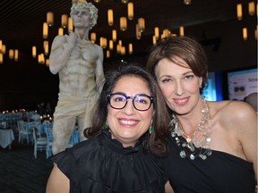 OPA!: PALS board chair Katy Hirandi enlisted CBC’s Gloria Macarenko to host the firm’s 12th annual benefit, a Big Fun Greek Gala –themed party at the Vancouver Convention Centre. Photo by Fred Lee.