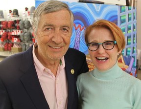 James Shavick, CEO of Shavick Entertainment, and ICBC chair Joy MacPhail were among the many notables on hand to help the Cohen family mark their store’s 100th anniversary.
