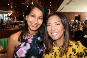 Event chair Vandana Varshney-Lecky and Global TV’s Sophie Lui fronted the Cause We Care Luncheon at Parq Vancouver’s Victor Restaurant. Photo: Fred Lee.