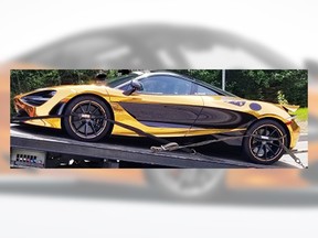 Squamish RCMP impounded a 2018 McLaren 720S after they clocked the car travelling at 151 km/h in an 80 km zone