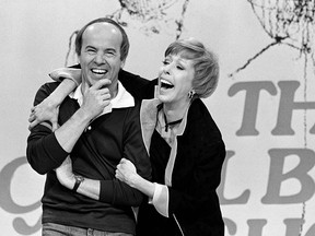Comedian Tim Conway of 'The Carol Burnett Show' dies at 85, according to representative. In this March 19, 1978 black-and-white file photo, Carol Burnett shares a laugh with Tim Conway during taping of her final show , in Los Angeles.