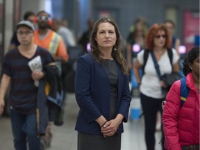 Vancouver city councillor Lisa Dominato in downtown Vancouver. She would like to see increased transit service during the night.