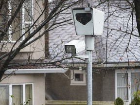 The B.C. government announced Tuesday that it will move to an automatic ticketing system for drivers caught speeding through 35 intersections, beginning this summer.