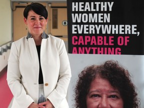 Genesa Greening, president and CEO of the B.C. Women's Health Foundation, before the Women Deliver conference, in Vancouver on May 30. PM Justin Trudeau to open four-day conference June 3, and his wife, Sophie Gregoire Trudeau, is also scheduled to speak.