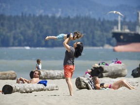 It's beach weather in May. Several temperature high records were broken in B.C. on May 9.
