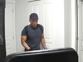 Richmond RCMP have released a photo of man they believe is responsible for a burglary at a condominium complex last year.