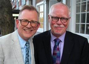 Iredale Architecture’s James Emery and heritage advocate Donald Luxton of Luxton and Associates picked up a Heritage Award of Honour for their thoughtful restoration of the iconic Burrard Street Bridge. Photo: Fred Lee.