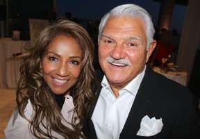 AllWest Insurance’s Paul and Devina Zalesky flew back from New York to support their neighbour’s The Bock’s hospital fundraiser. Photo: Fred Lee.