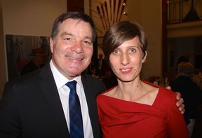 CBC’s Stephen Quinn and Bill Reid Gallery executive director Allison Andrachuk fronted the annual benefit. Photo: Fred Lee.