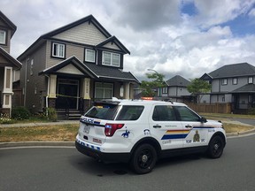 Surrey RCMP and the Lower Mainland District's emergency response team were called out around 9:10 a.m. after the sound of gunshots were heard in a home in the 19500-block of 71A Avenue.