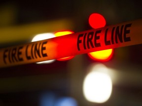 A woman has been badly burned and a large North Vancouver home has been gutted in a pre-dawn fire.