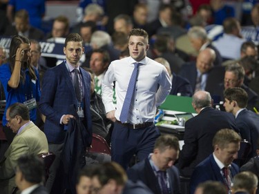 Ethan Keppen is picked in the fifth round by the Vancouver Canucks in Day 2 of the 2019 NHL Draft at Rogers Arena in Vancouver, Saturday, June 22, 2019.