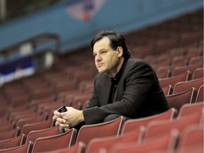 Vancouver Canucks co-owner Francesco Aquilini in the stands of Rogers Arena in 2009. The Canucks could be looking at a lot more empty seats if they don't invest more in the team.