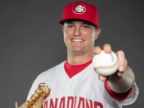 Luke Gillingham of the Vancouver Canadians is one of the oldest players on the minor league baseball team, but there's a reason for that.