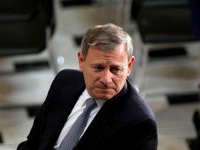 John Roberts, chief justice of the United States Supreme Court, at a Washington D.C. memorial service in March 2017.